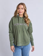 Foxwood - Metallic Simplified Hoodie Khaki/lilac [siz:12]