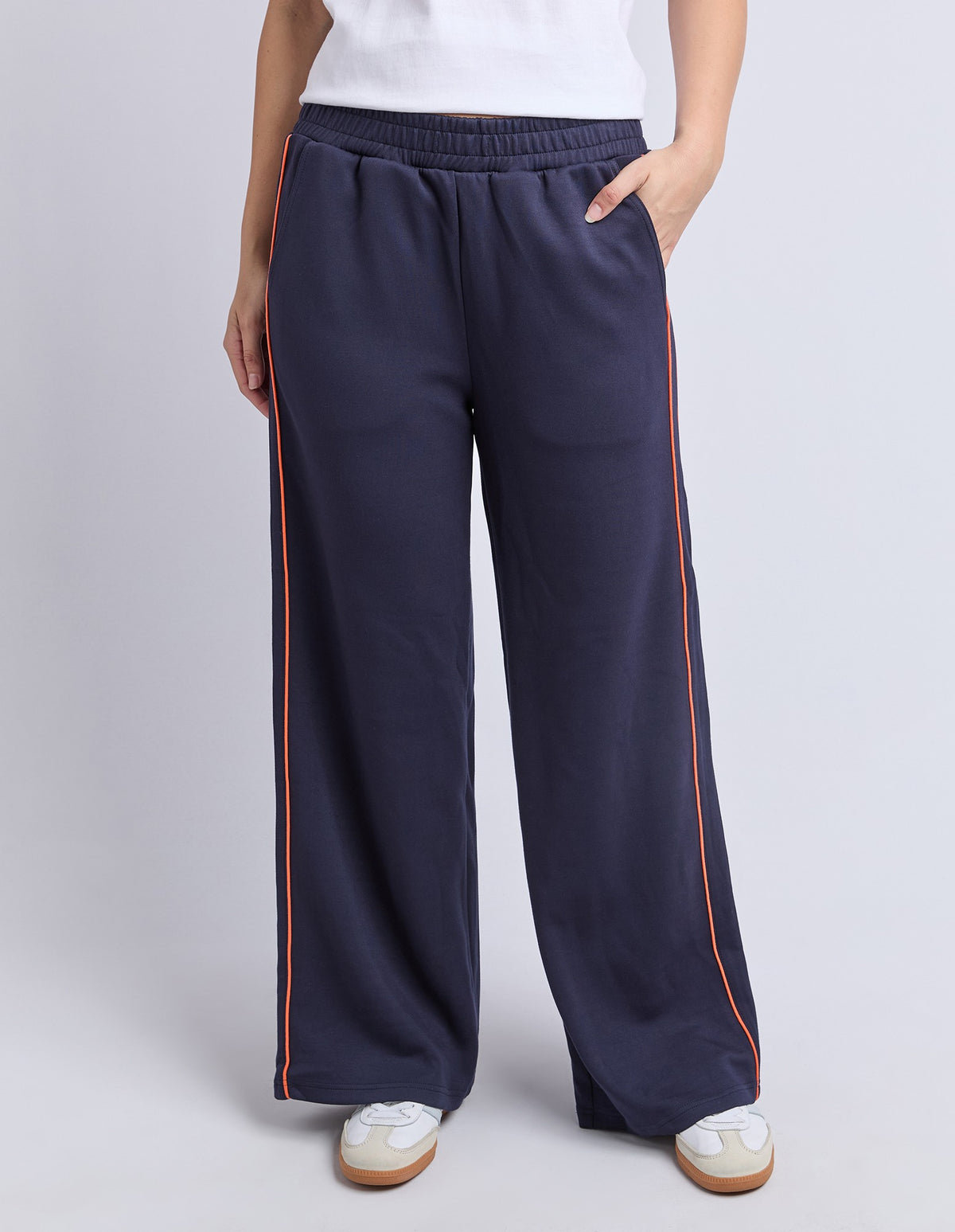 Foxwood - Traveller Pant Navy Orange [siz:12]