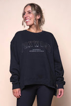 Foxwood - Metallic Interval Crew Black With Silver [siz:10]