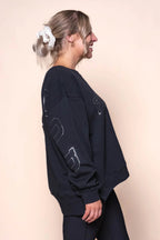 Foxwood - Metallic Interval Crew Black With Silver [siz:10]