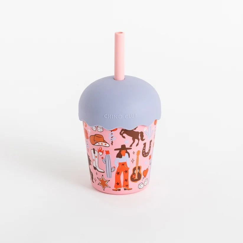 Chino Club - Cowgirl Mnii Smoothis Cup And Straw 200ml