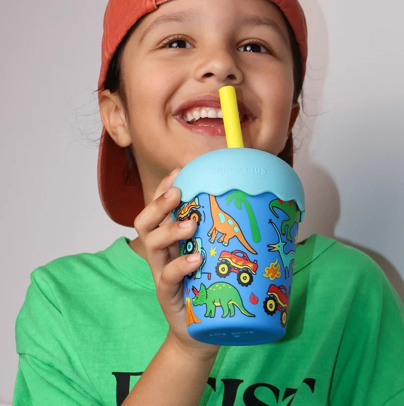 Chino Cup -dinotrucks Mini Smoothis Cup And Straw 200ml