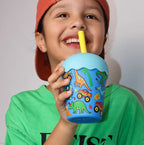Chino Cup -dinotrucks Mini Smoothis Cup And Straw 200ml