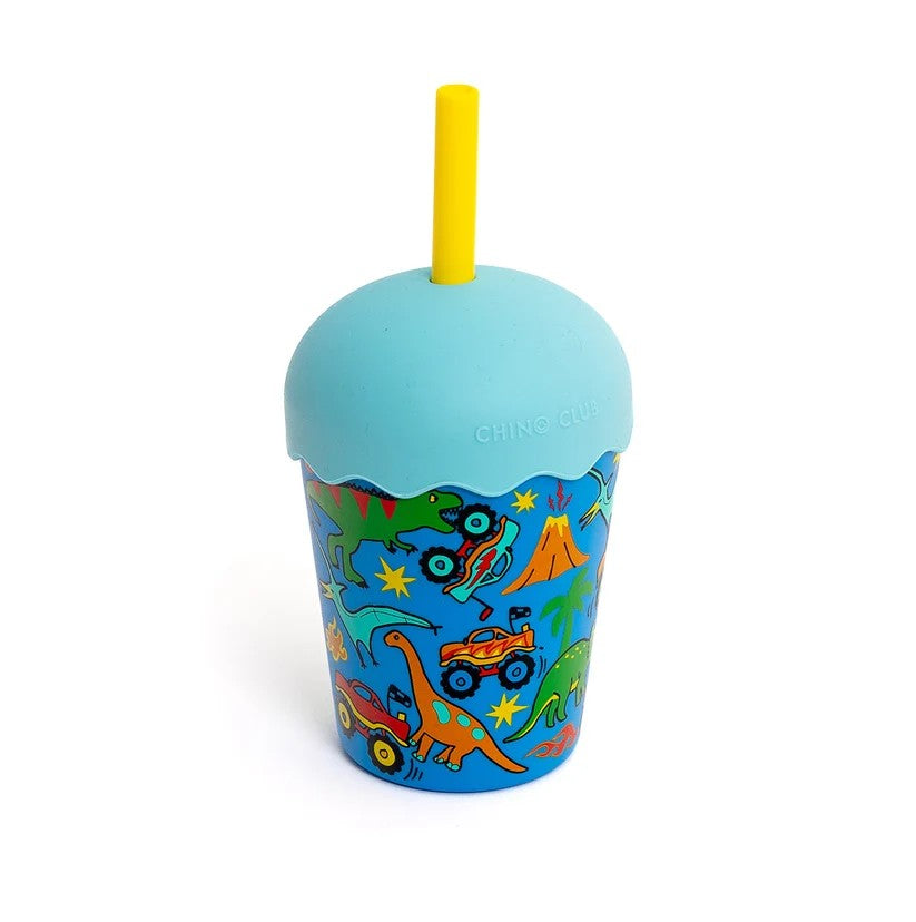 Chino Cup -dinotrucks Mini Smoothis Cup And Straw 200ml