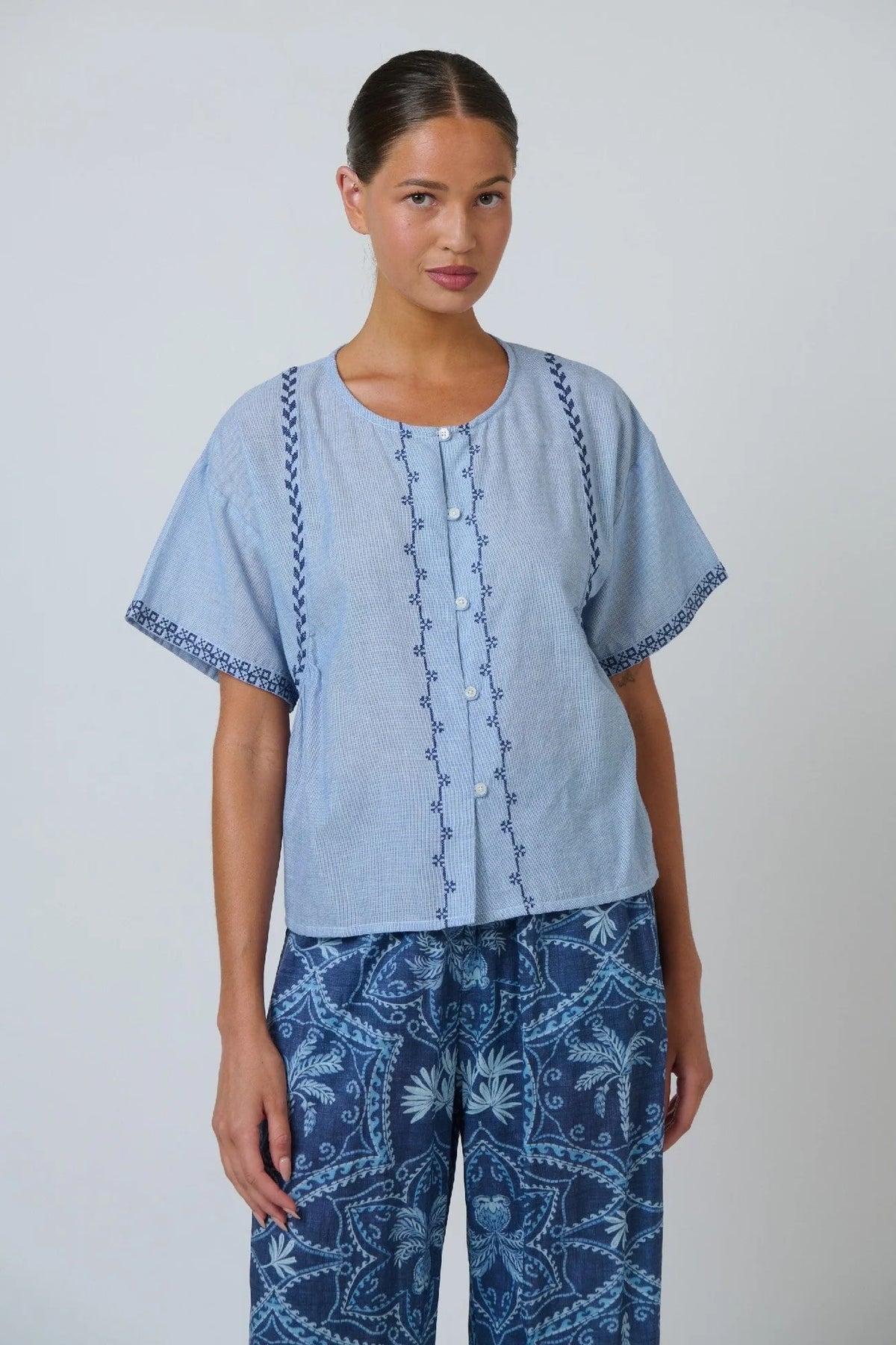Namastai Breeze Short Sleeve Top [siz:s/m]