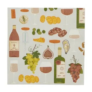 Napkin - L'heure Du Vin (20pack)