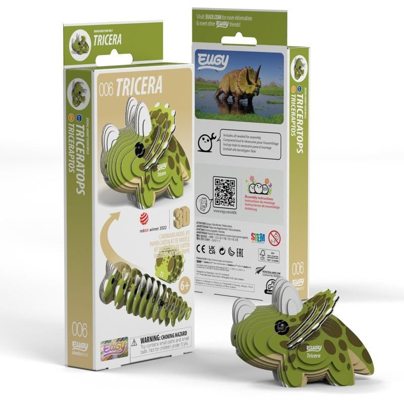 Eugy Triceratiops Dinosaur 3d Puzzle