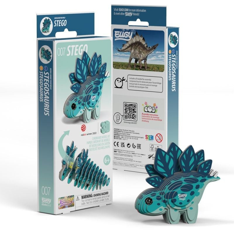 Eugy Stegosaurus Dinosaur 3d Puzzle