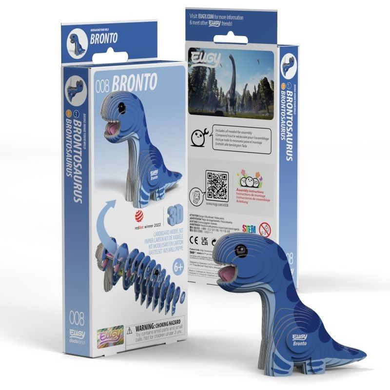 Eugy Brontosaurus 3d Puzzle
