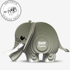 Eugy Elephant 3d Puzzle