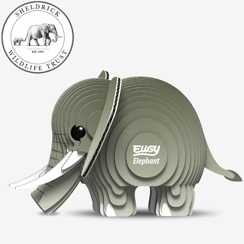 Eugy Elephant 3d Puzzle
