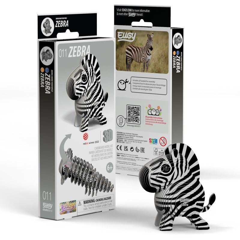 Eugy Zebra 3d Puzzle