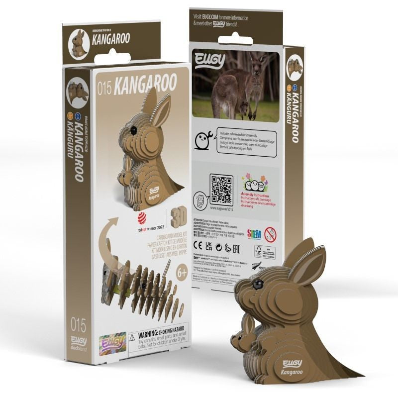 Eugy Kangaroo 3d Puzzle