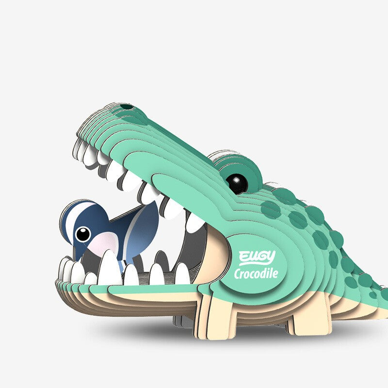 Eugy - Crocodile 3d Puzzle