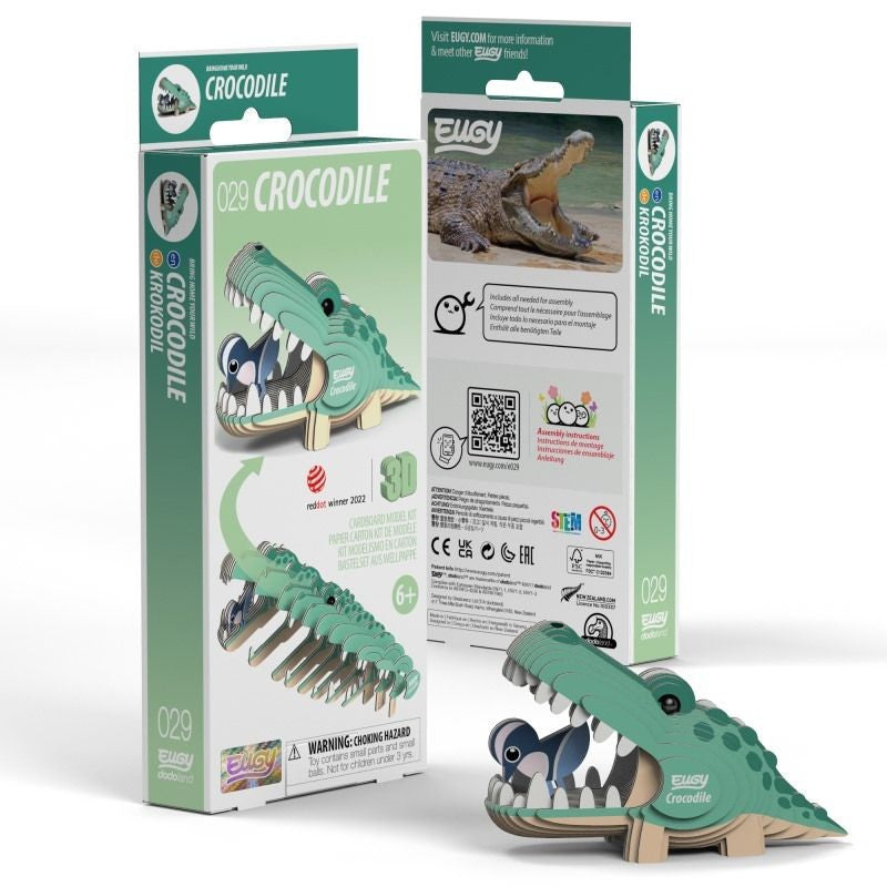 Eugy - Crocodile 3d Puzzle