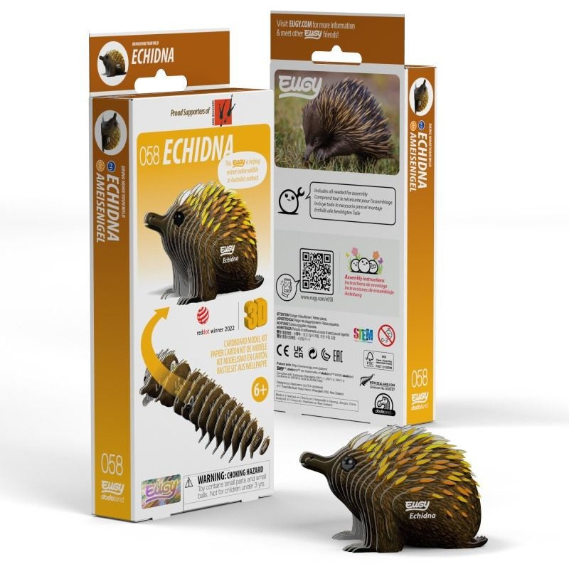 Eugy Echidna 3d Puzzle