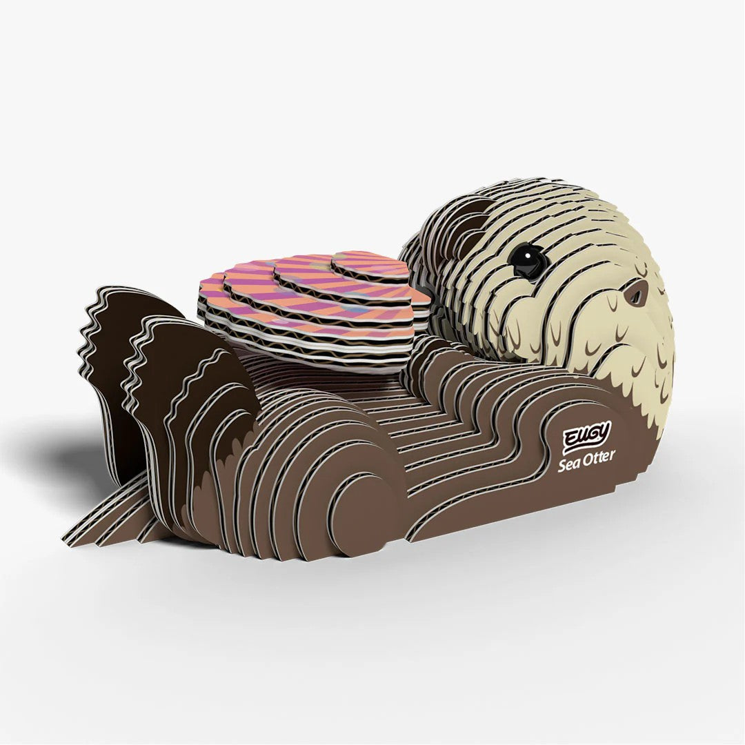 Eugy Sea Otter 3d Puzzle