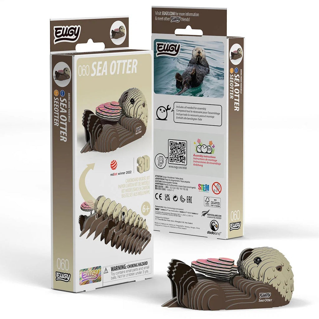 Eugy Sea Otter 3d Puzzle