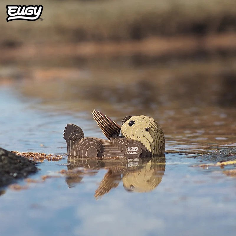 Eugy Sea Otter 3d Puzzle