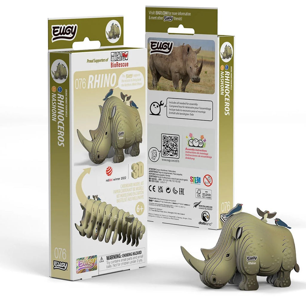 Eugy Rhino 3d Puzzle