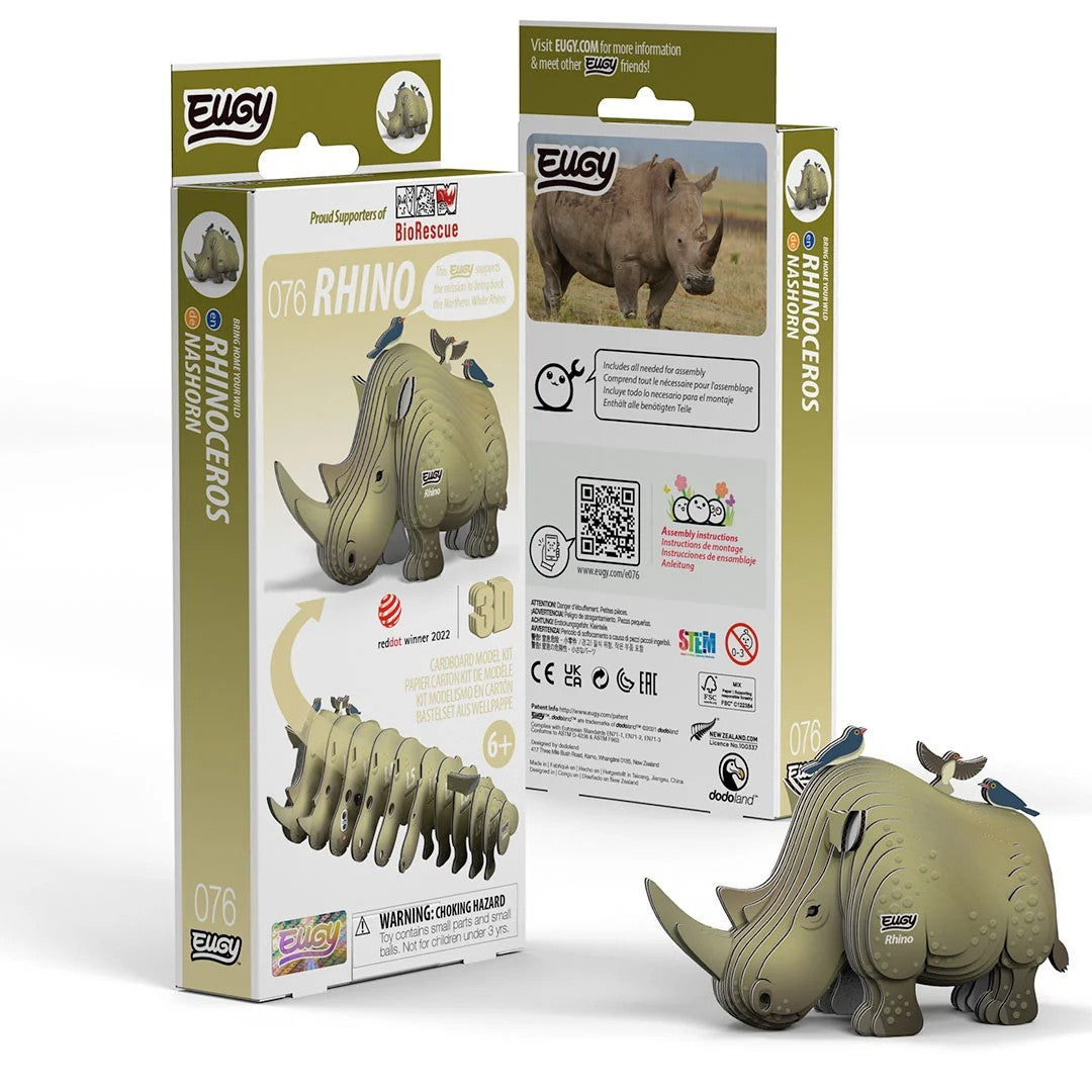 Eugy Rhino 3d Puzzle