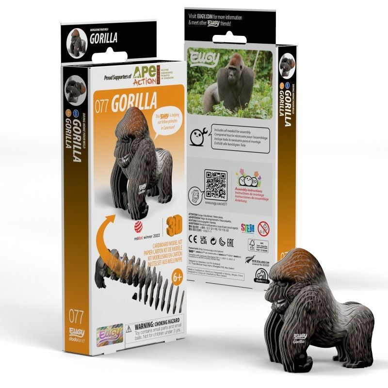 Eugy Gorilla 3d Puzzle