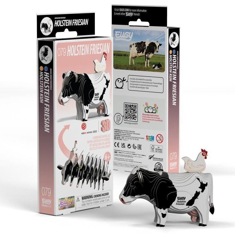 Eugy Holstein Friesian Cow 3d Puzzle