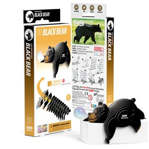 Eugy Black Bear 3d Puzzle