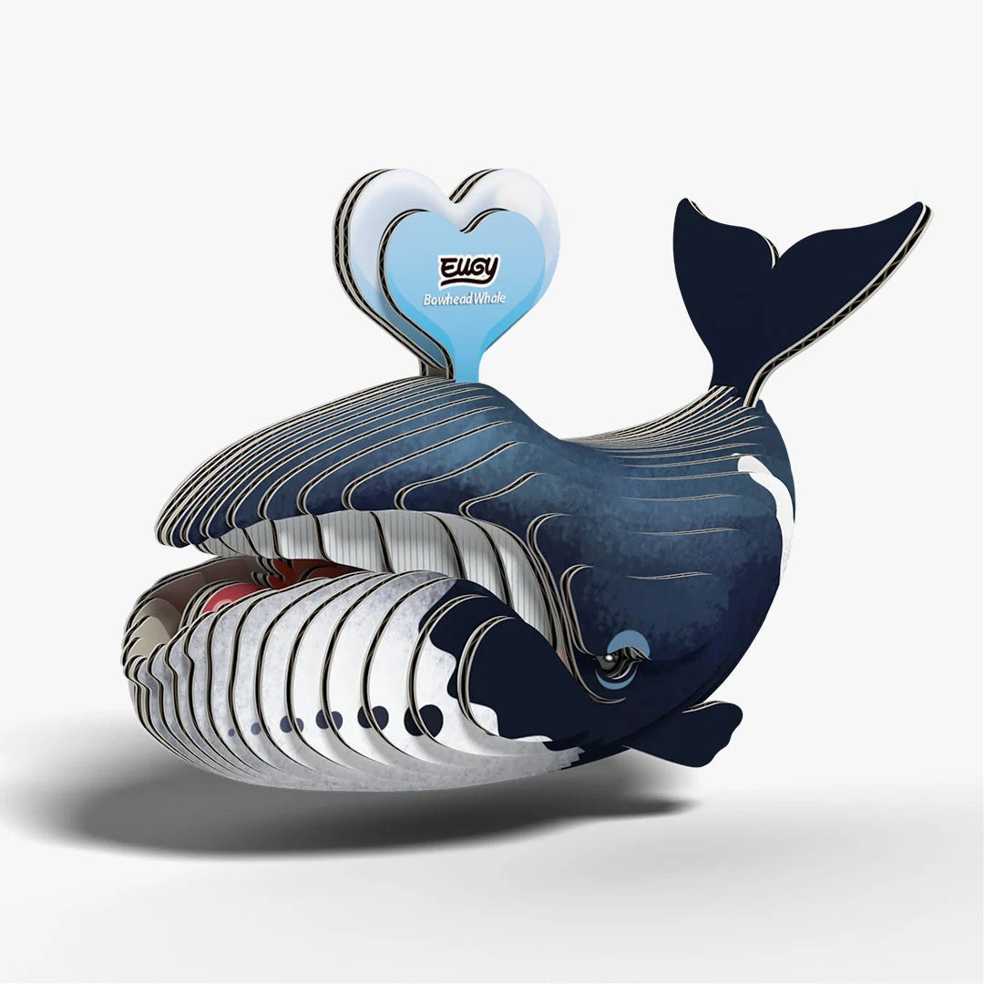 Eugy Bowhead Whale 3d Puzzle
