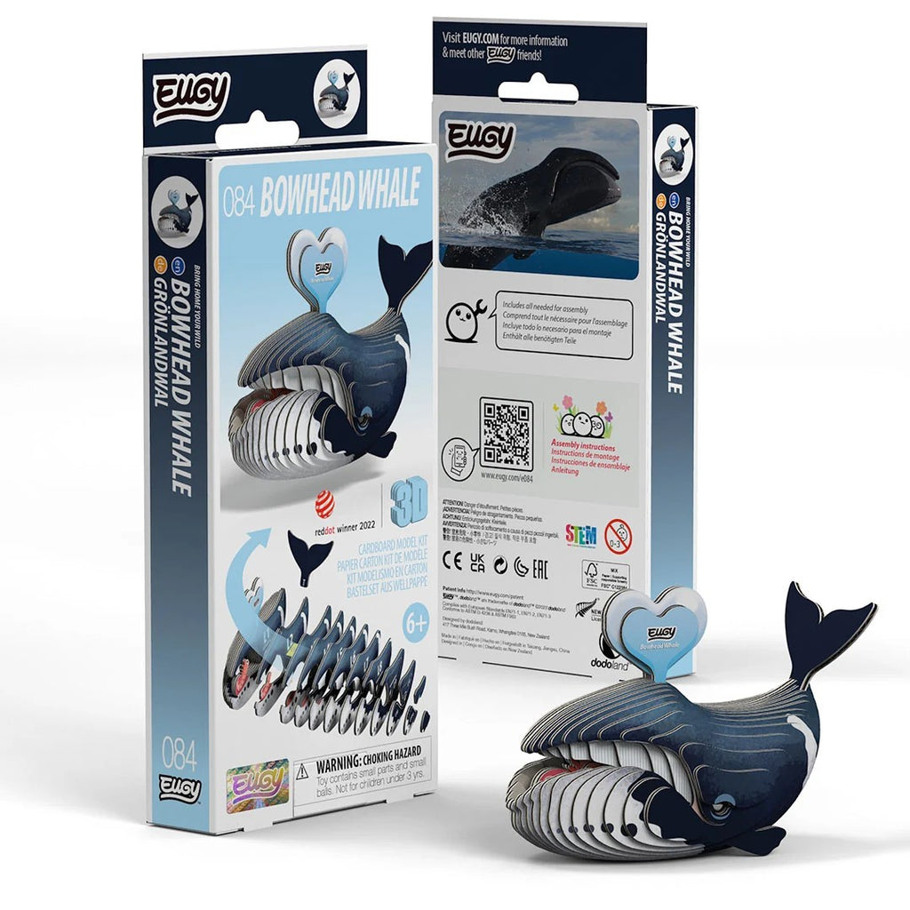 Eugy Bowhead Whale 3d Puzzle