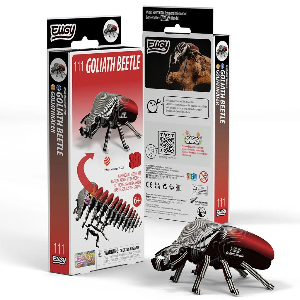 Eugy Goliath Beetle 3d Puzzle