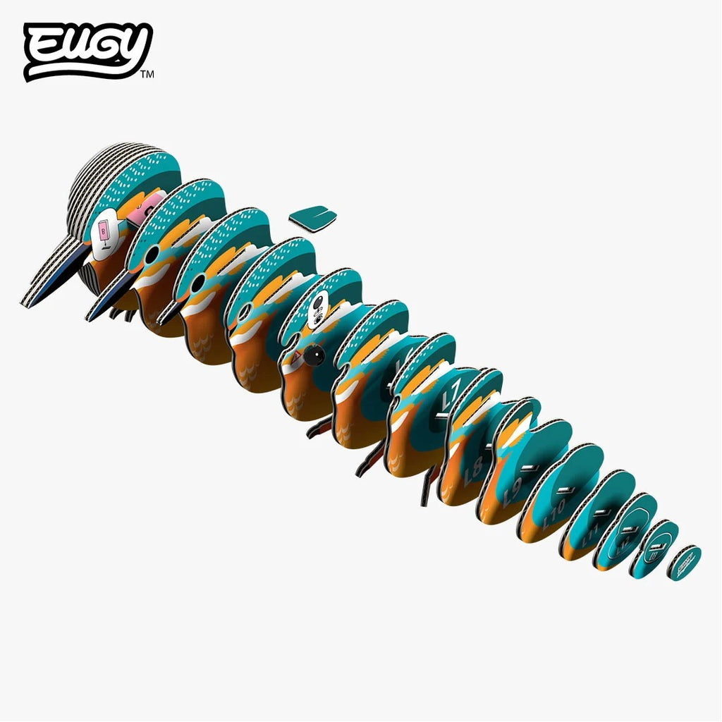 Eugy Kingfisher 3d Puzzle
