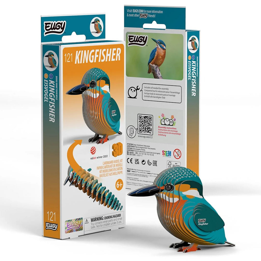Eugy Kingfisher 3d Puzzle