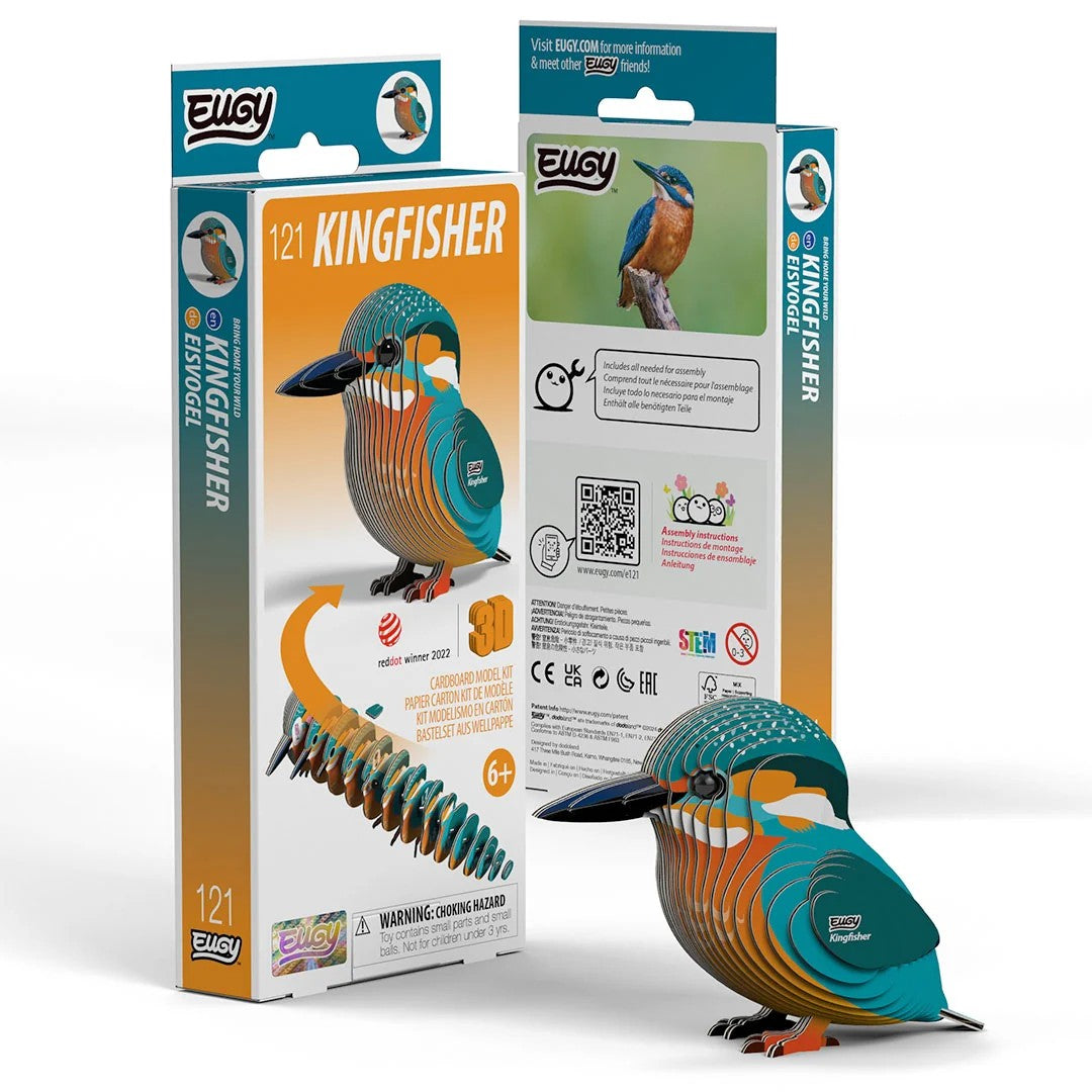 Eugy Kingfisher 3d Puzzle