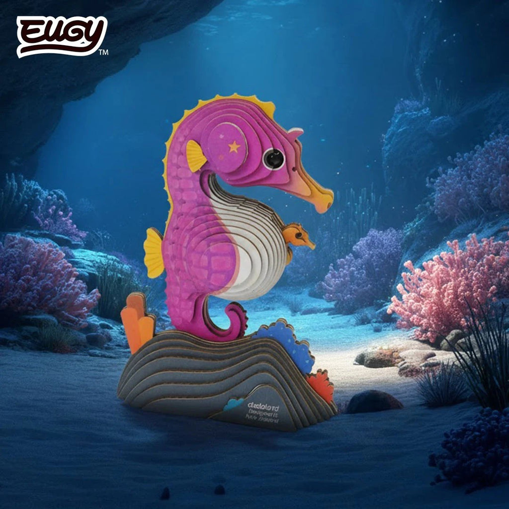 Eugy Seahorse 3d Puzzle