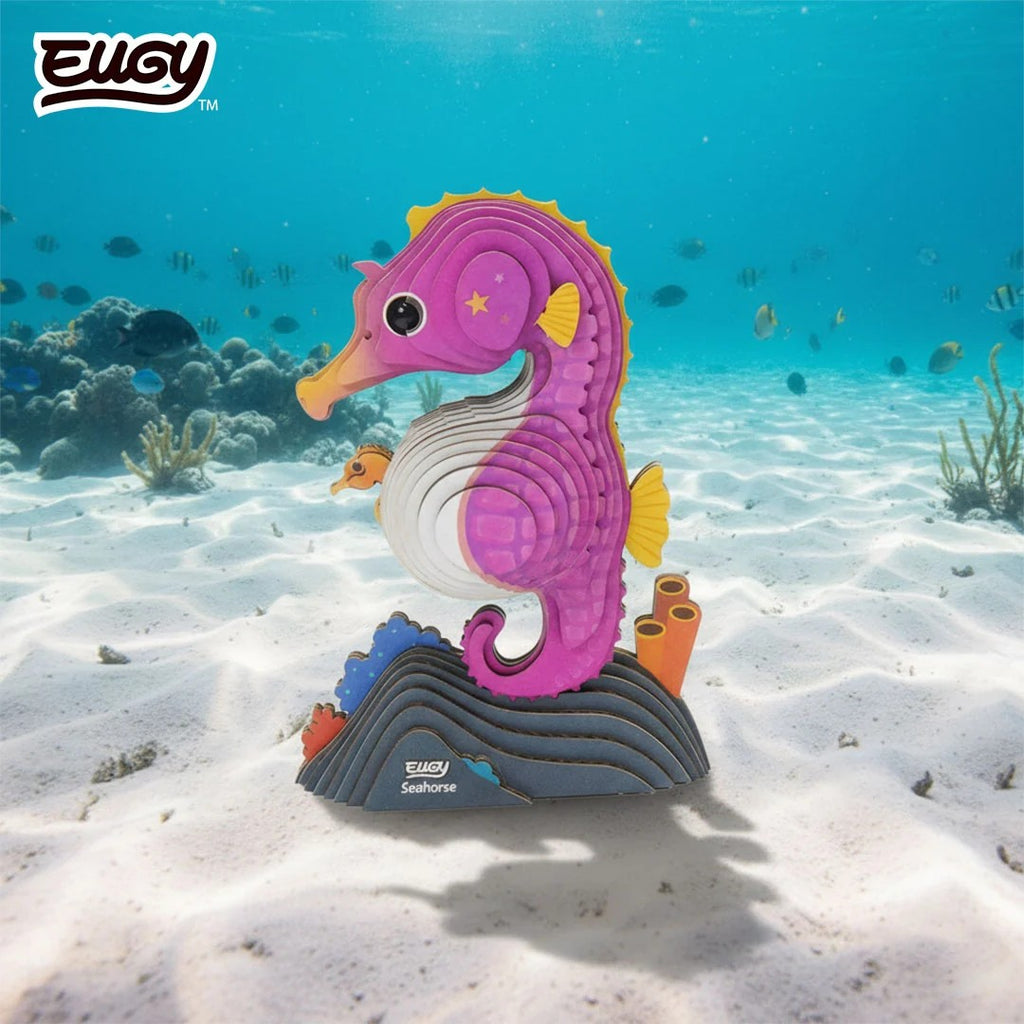 Eugy Seahorse 3d Puzzle