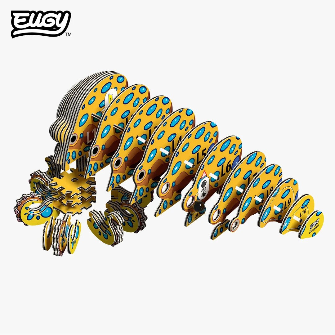 Eugy Octopus 3d Puzzle