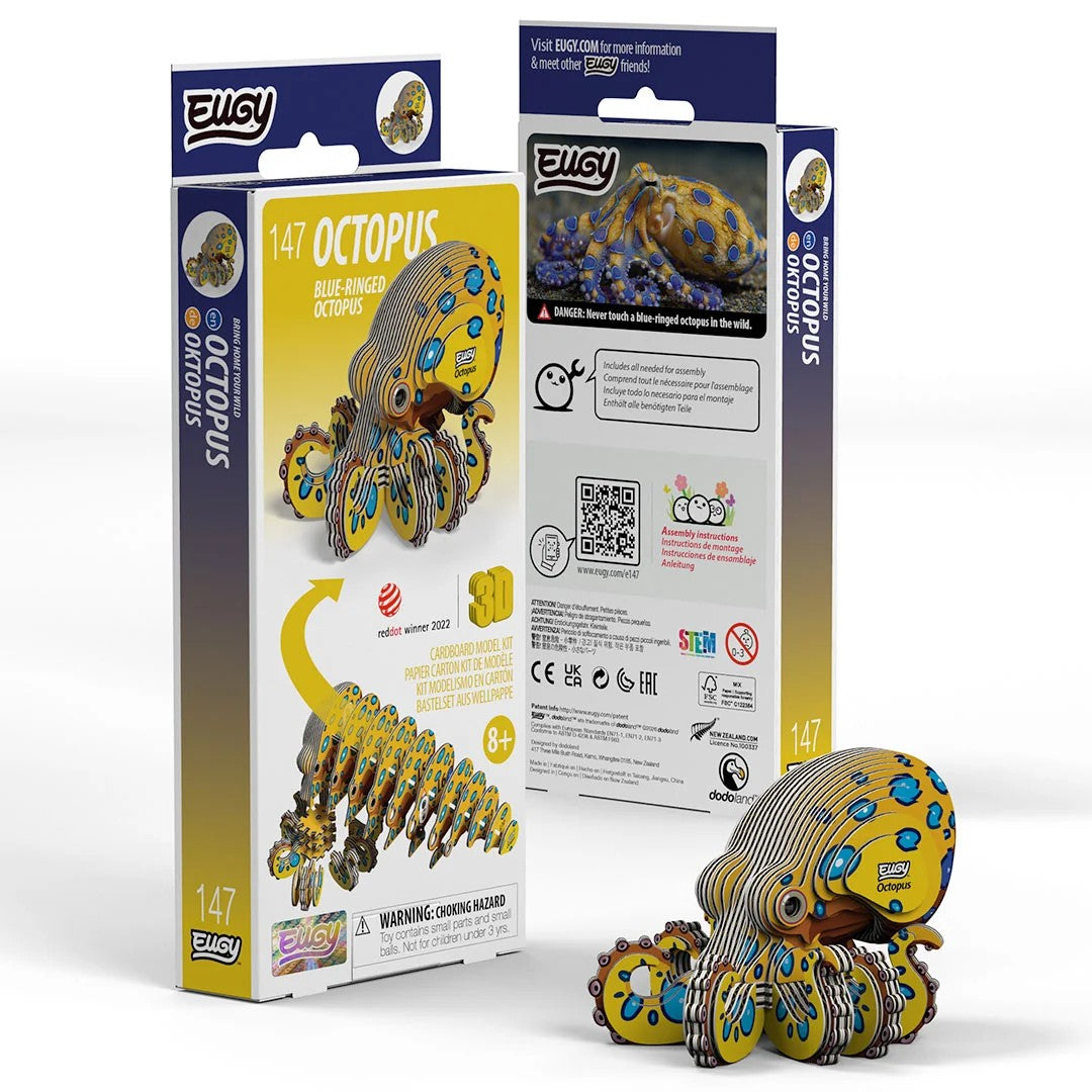 Eugy Octopus 3d Puzzle