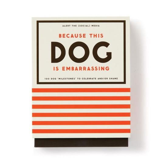 Because This Dog Is Embarrassing- Pet Shame/praise Deck (cards)