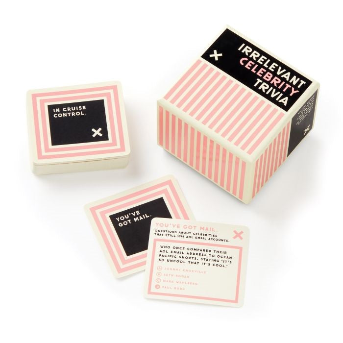 Irrelevant Celebrity Trivia Game 