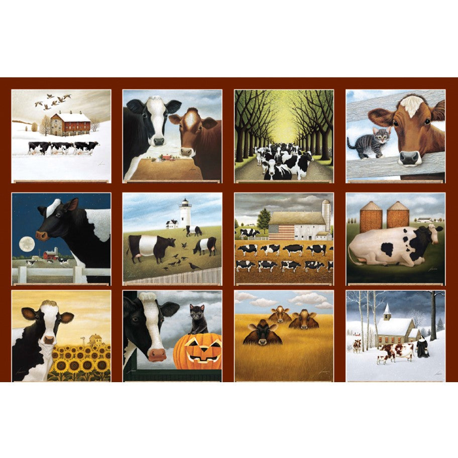 Cows Cows Cows Wall Calendar