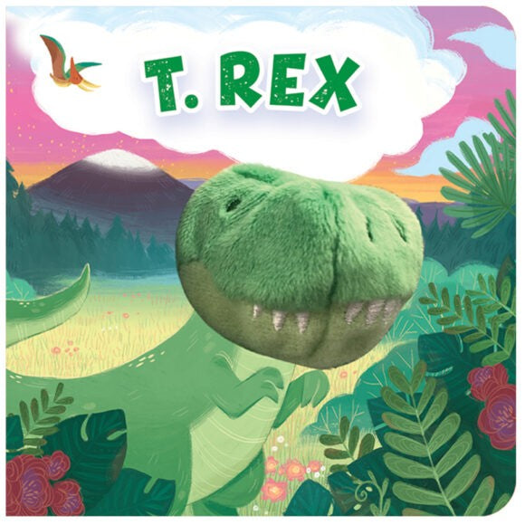 T Rex Finger Pupper Book