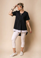 Tansey Top - Navy [siz:m/l]