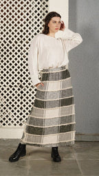Tanner Skirt In Khaki [siz:m-l]