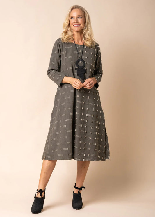 Luella Dress -khaki [siz:sm]