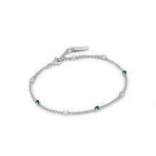 Load image into Gallery viewer, Second Nature- Malachite Bracelet Silver
