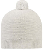Organic Beanie Love/pebble