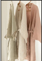 French Linen Soft Sage Robe