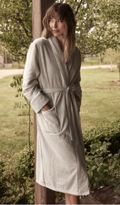 Gingerlilly Luxury Plush Robe Grey  LENORE Size S