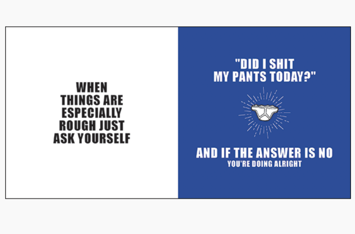 Fun Coffee Table Book - When The Shit Hits The Fan